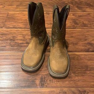 Dan Post Children’s Cowboy Boots Size 10M Leather